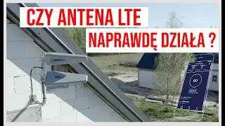 Jak przyspieszyć internet LTE - test zewnętrzna antena lte - signaflex tajfun