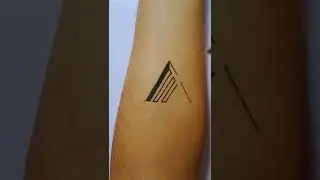 How To Make Tattoo Abstract Triangle With Pen