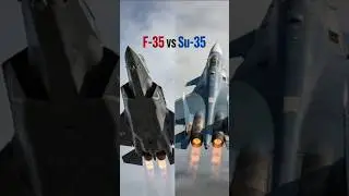 AI Cinematic Comparison: F-35 vs Su-35 | Fictional Scenario#F35 #Su35 #FighterJets  #Maneuverability