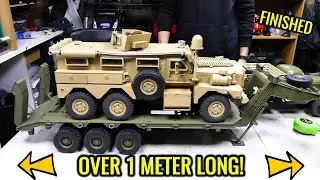 Цельнометаллический американский военный прицеп HG P806 в масштабе 1/12, грузоподъёмность 40 кг! ...
