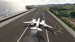 Watch This Boeing 747-8 Land at Scenic Madeira Airport
