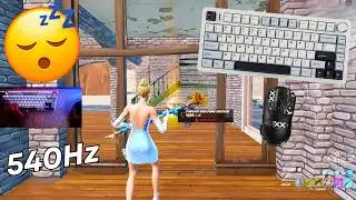 AULA F75 ASMR😴 540 Fps Fortnite Tilted Zonewars Satisfying Gameplay😍