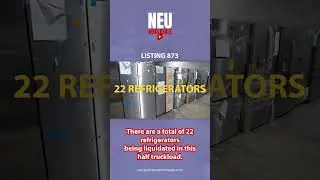 22 Refrigerator Liquidation Half Truckload Listing 873 Review | NEUSHORTS