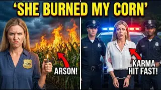 HOA Karen Burned My Corn Field &mdash; Karma Hit Her Fast (Real Story)