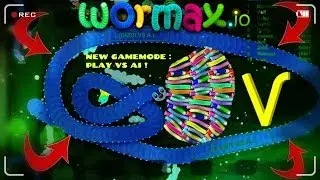 Wormax.io - /NEW GAMEMODE : A.I./ - HACK ?!? 50k+ EASY HIGHSCORE SERVER / LOBBY