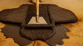 ASMR Rug Cleaning &ndash; Extreme Dirt Scrape & Satisfying Before/After