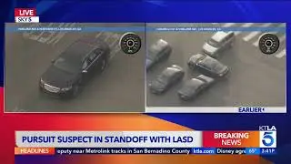 LIVE: Deputies pursue reckless DUI suspect in L.A. County