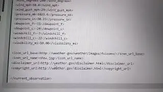 XML weather service document learn from basics #developer #xml #javascript