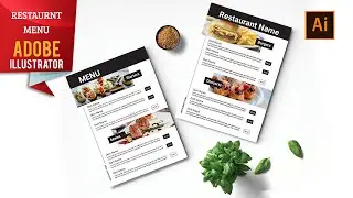 Illustrator Menu Design