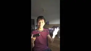 You can use light to push things