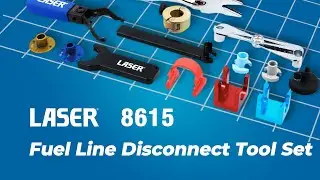 Fuel Line Disconnect Tool Set | 8615 | Laser Tools |