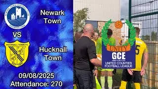 Newark Town 3-2 Hucknall Town, United Counties Premier Division North, 09/07/2025