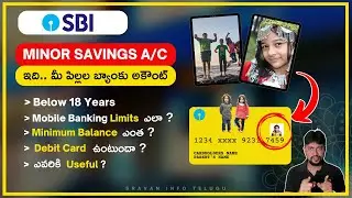 What is SBI minor account.. 🤔 @sravaninfotelugu
