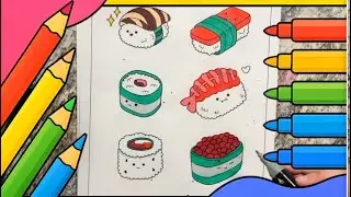 Color Kawaii Food!!