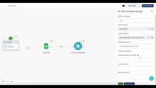 How to send custom field data to an external WhatsApp number