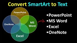 How to Convert SmartArt to Text In PowerPoint