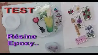 TEST Petit essai avec la résine EPOXY...