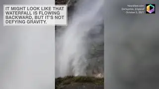 A Reverse Waterfall Was Caught on Camera in the UK