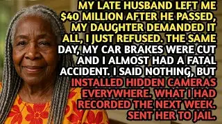 After My Husband Passed, I Inherited $40M, My Daughter Demanded It — When I Refused…