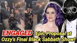 Kelly Osbourne Engaged to Sid Wilson After Epic Proposal at Ozzy's Final Black Sabbath Show! 💍🎸