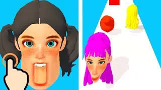 Head Craft 3D - Make Head Girl Run - All Levels iOS Android GamePlay #2