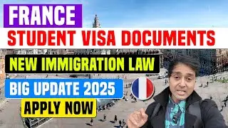 France Necessary Student Visa Document in 2025 | New immigration law/Big Update/Apply Now/Must watch
