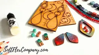 Color Wooden Earrings with this Easy DIY Jewelry Project: Free Spirit Beading with Kristen Fagan