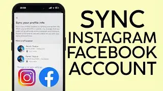 How to Sync Instagram Account wtih Facebook Account (2023)