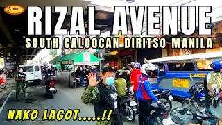 RIZAL AVENUE SOUTH CALOOCAN | DRIVING TOWARDS STA CRUZ MANILA