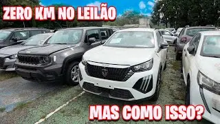 SÃO ZERO QUILÔMETRO E SÃO VENDIDOS NO LEILÃO. AS CONCESSIONÁRIAS NÃO QUEREM QUE VOCÊ SAIBA DISSO