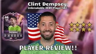 ⚽⭐ Обзор игрока Клинта Демпси с рейтингом 88! Несокрушимый герой SBC!🔥⚽. FC 26 Ultimate Team.