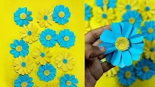 Making Flowers out of Paper | How to Make Easy Paper Flower | DIY Paper Crafts