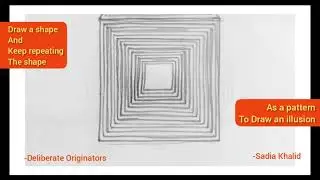 Lesson 3: Illusion with Shape Patterns by Sadi