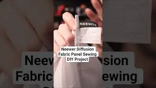 Neewer Diffusion Fabric Panel Sewing DIY Project #SHORTS
