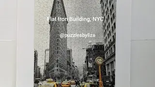 Ravensburger.  Flat Iron Building, NYC. Bildagentur Huber. 2014. 500 pieces. No. 144877.
