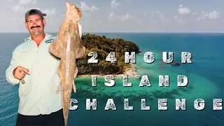 24 ЧАСА ВЫЖИВАНИЯ НА ОСТРОВЕ!! (Акулы, рыбалка, пиво и огонь)