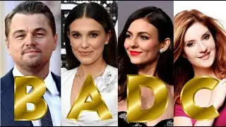 Las Listas de Hollywood 1. Categorías actorales en la industria del cine. Dicaprio, Millie Bobby B.