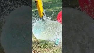 Smart Excavator Toy Tested in Central Park!#ruko #toys #shorts #1561 #excavator #funny #kids
