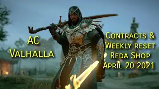 Assassin's Creed Valhalla - April 20 2021 Contracts & Weekly reset Reda Shop