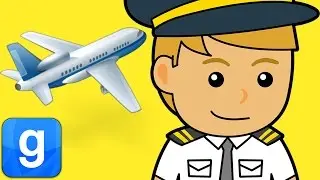 EXPLOSIVE CRASH LANDING!! - Gmod Planes Mod (Garry's Mod)