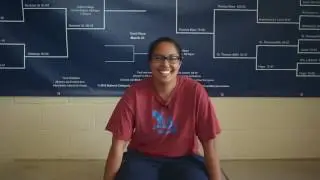 Team Chaplain Tashawna Gordon at the Final Four