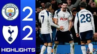 Manchester City Vs Tottenham 2-2 Premier League Highlights 