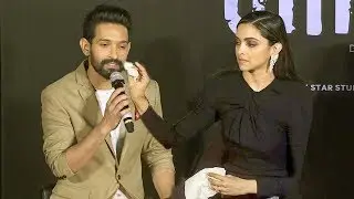See Deepika Padukone Comforting Co-star Vikrant Massey As He Breaks Down In Tears @Chappak Launch