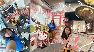 mady vlogs: japan study abroad 6.7-6.9.2024 | flight + first day