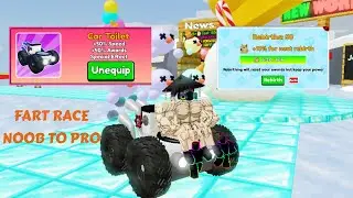 becoming so fast in FART RACE /NOOB TO PRO/ROBLOX