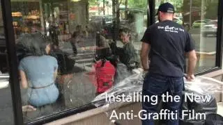 Installing Anti Grafitti Film