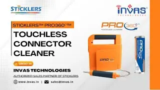 Sticklers&trade; Pro360&deg;&trade; Touchless Connector Cleaner | Best Fiber Optic Cleaning Tool | MicroCare | INVAS