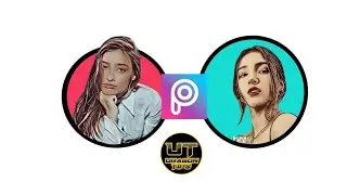 CARTOON LOGO IN PICSART / VECTOR ART LOGO IN PICSART / PicsArt Editing Tutorial