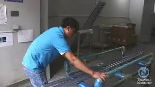 A machine perspective on how carbon fiber tubes are made