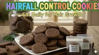 Stop Hairfall Naturally! Ragi Flaxseed Cookies for Strong Hair & Glowing Skin | 